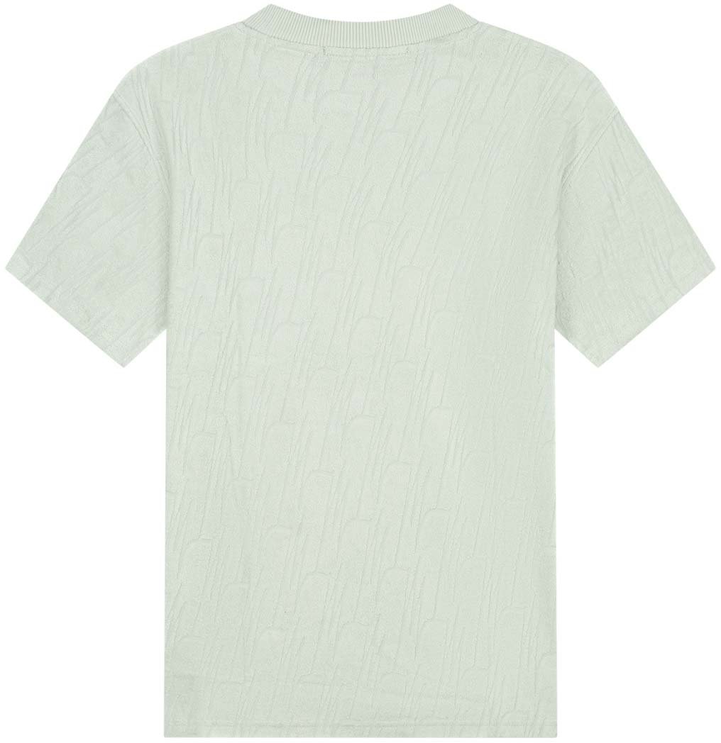 Malelions Men Monogram Towelling T-Shirt Blauw