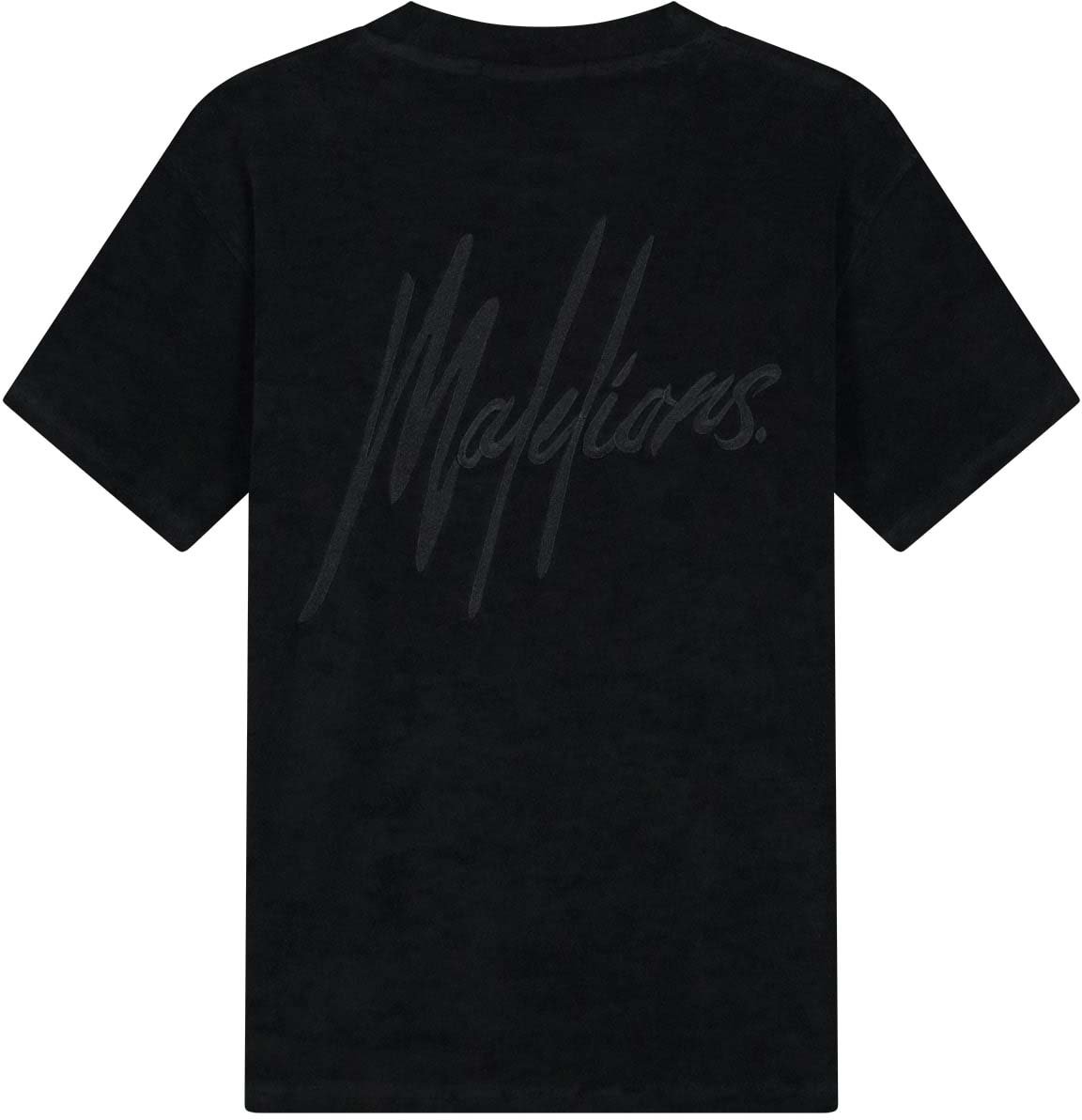 Malelions Malelions Men Signature Towelling T-Shirt Zwart