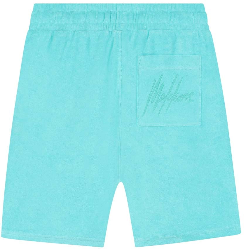 Malelions Malelions Men Signature Towelling Shorts Blauw