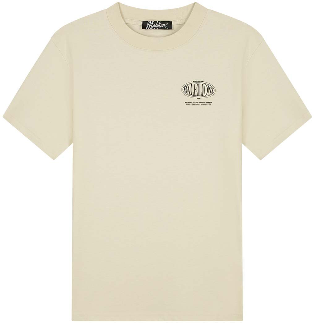 Malelions Malelions Men Members T-Shirt Beige