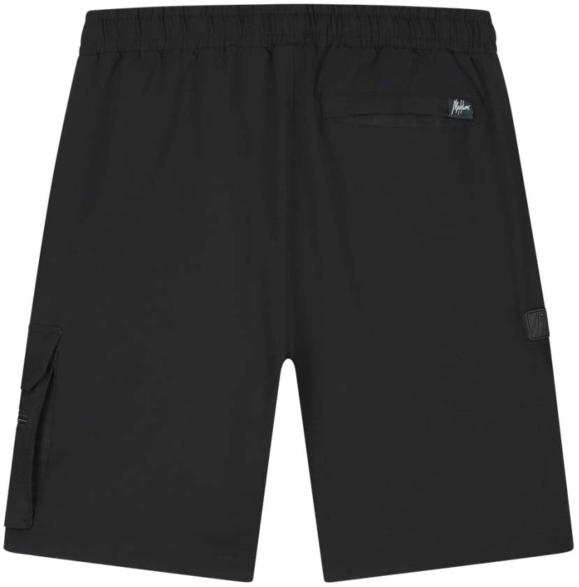 Malelions Malelions Men Technical Cargo Shorts Zwart