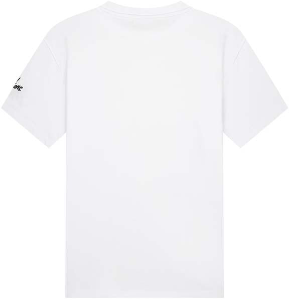 Malelions Malelions Men Collar T-Shirt Wit
