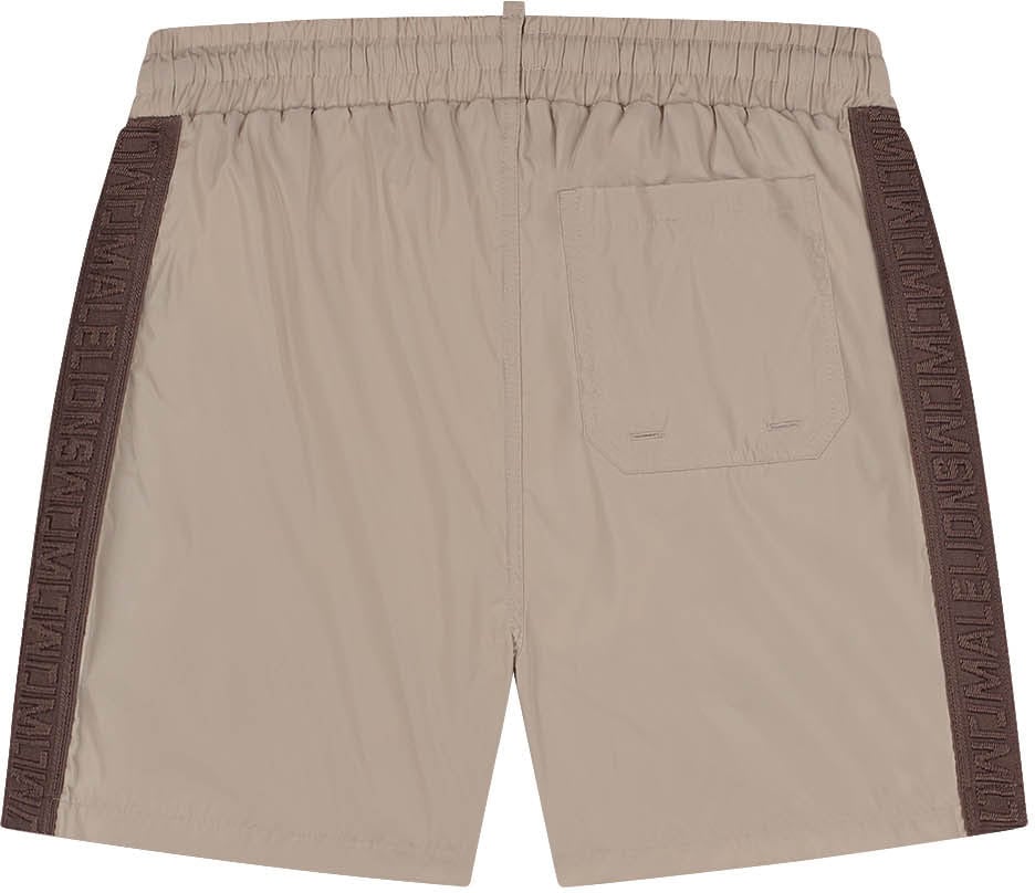 Malelions Malelions Men Venetian Swim Shorts 2.0 Taupe