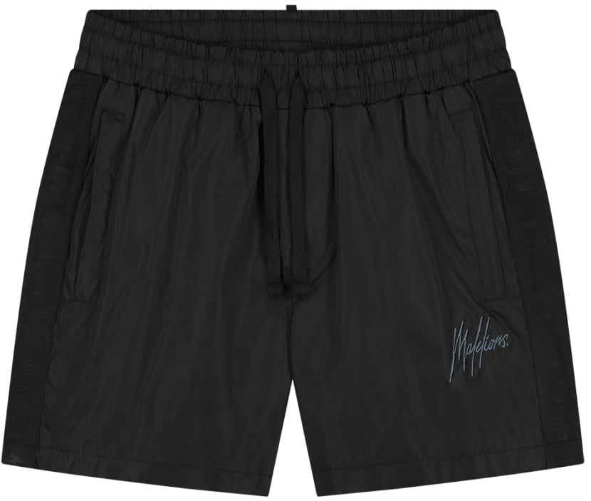 Malelions Malelions Men Venetian Swim Shorts 2.0 Zwart