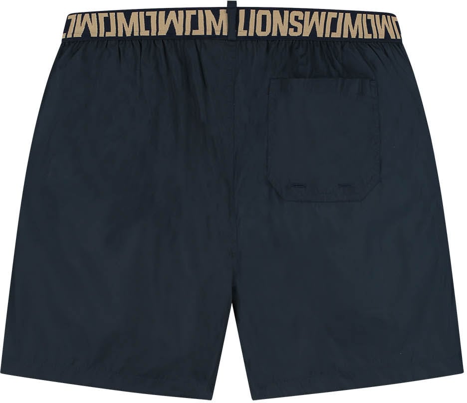 Malelions Malelions Men Venetian Swim Shorts Blauw