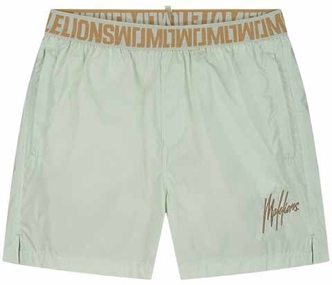 Malelions Malelions Men Venetian Swim Shorts Blauw