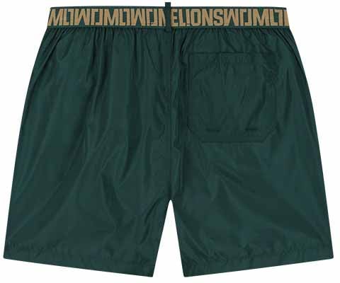 Malelions Malelions Men Venetian Swim Shorts Groen