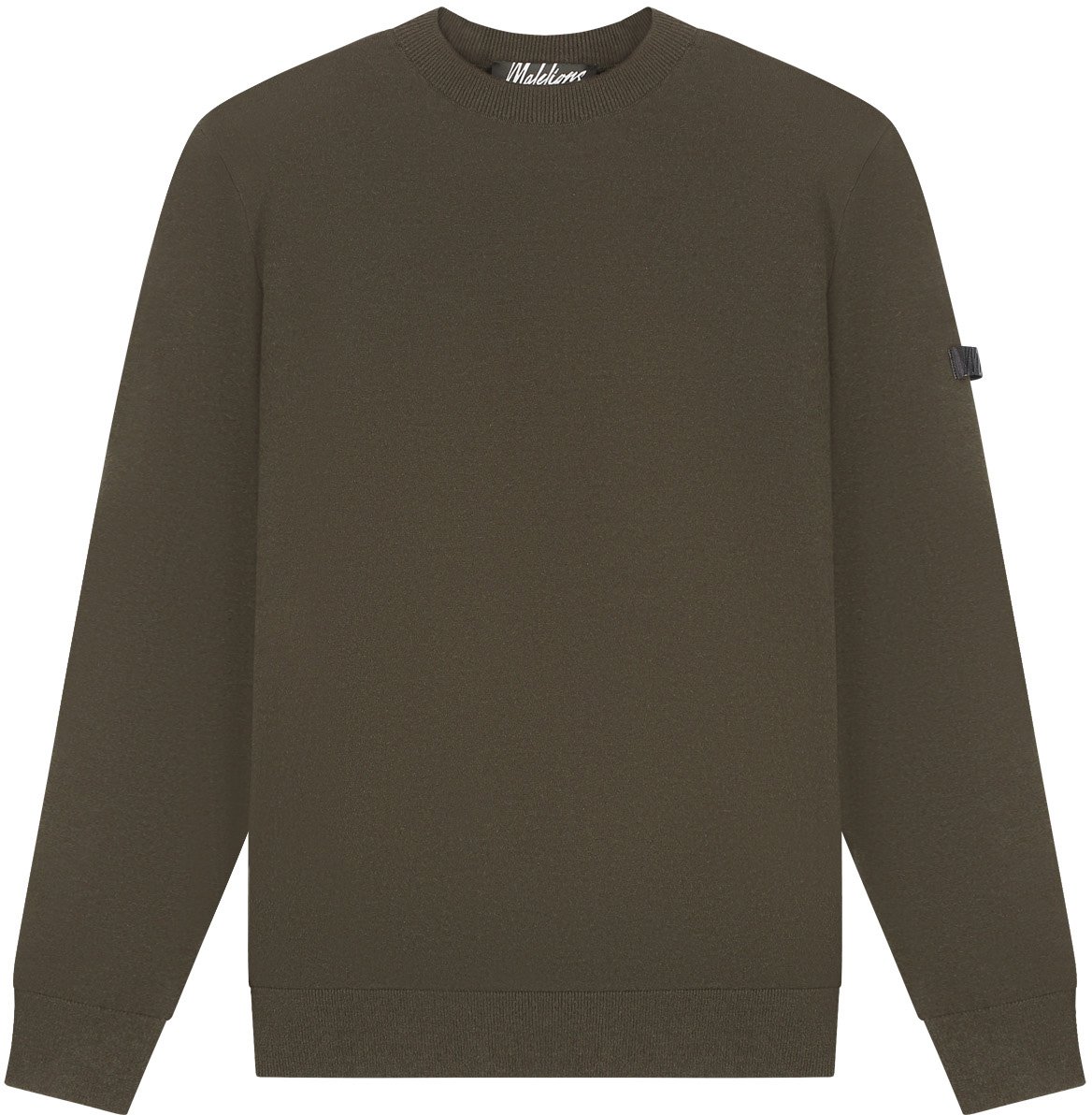 Malelions Malelions Men Knitted Crewneck Groen