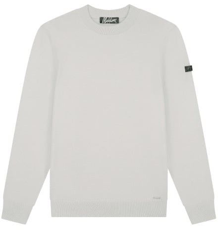 Malelions Malelions Men Knitted Crewneck Grijs