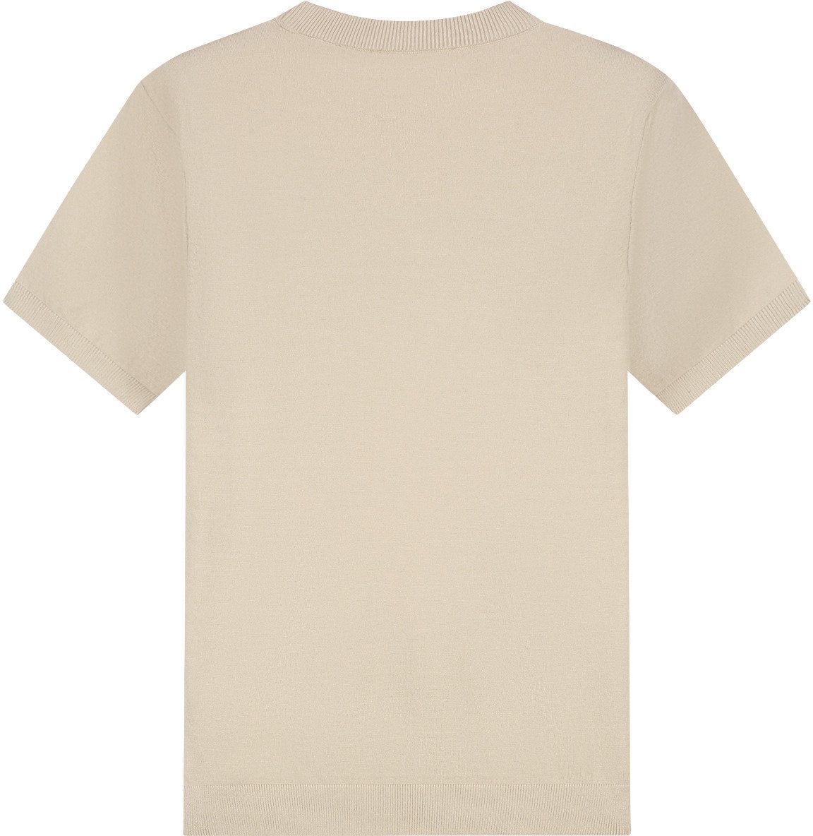 Malelions Malelions Men Knitted T-Shirt Taupe