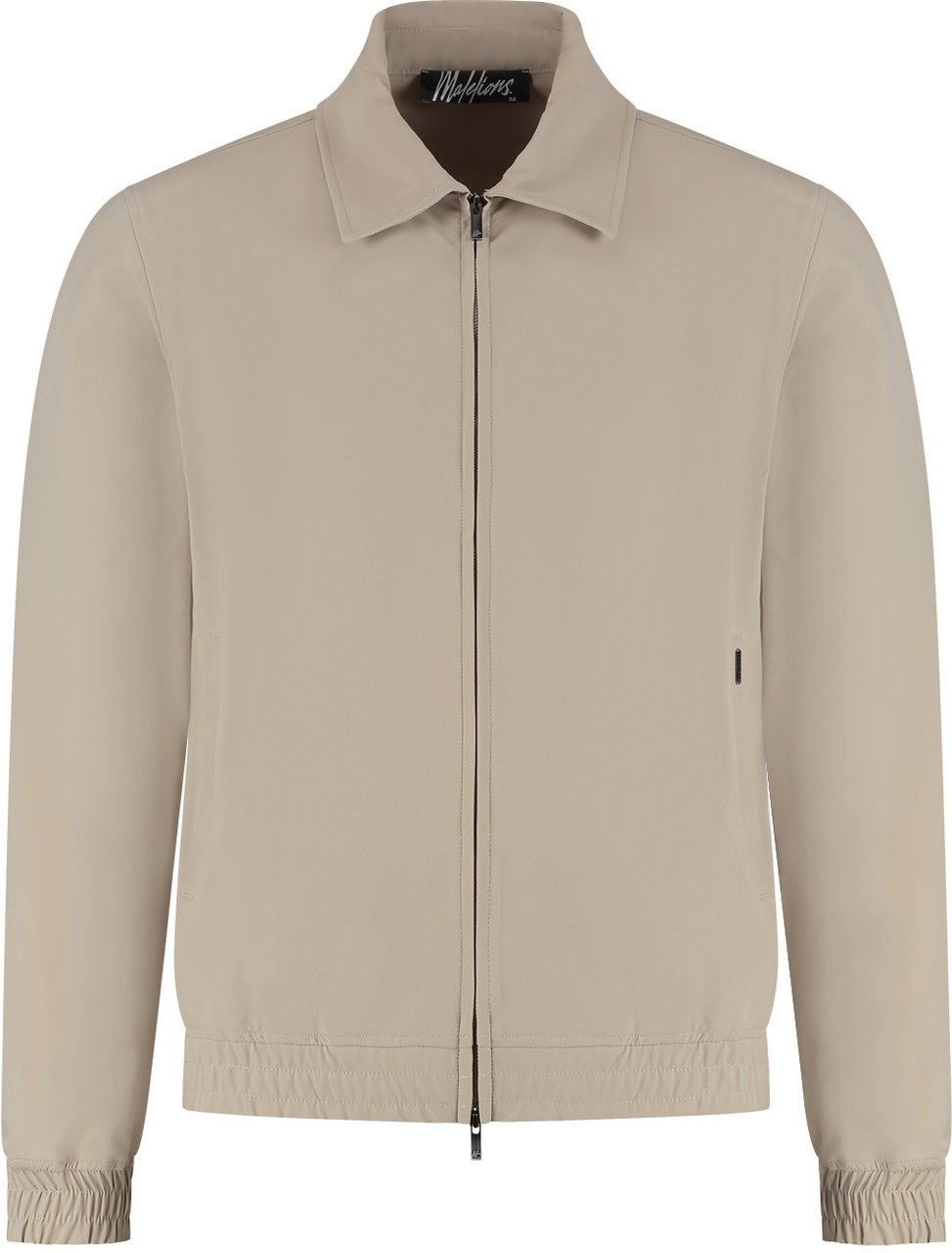 Malelions Malelions Men Technical Zip Jacket Taupe