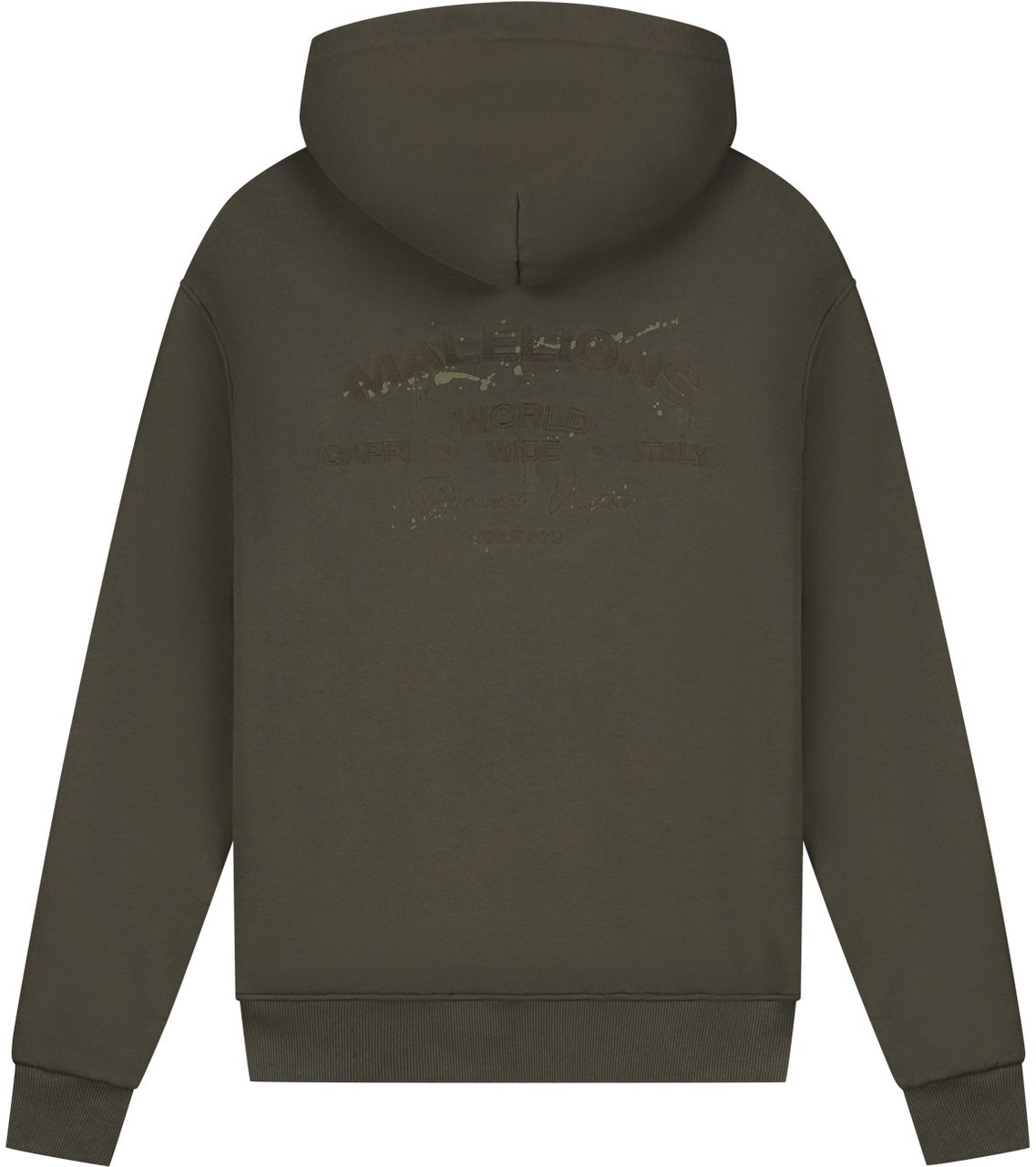 Malelions Malelions Men Permanent Vacation Zip Hoodie Groen