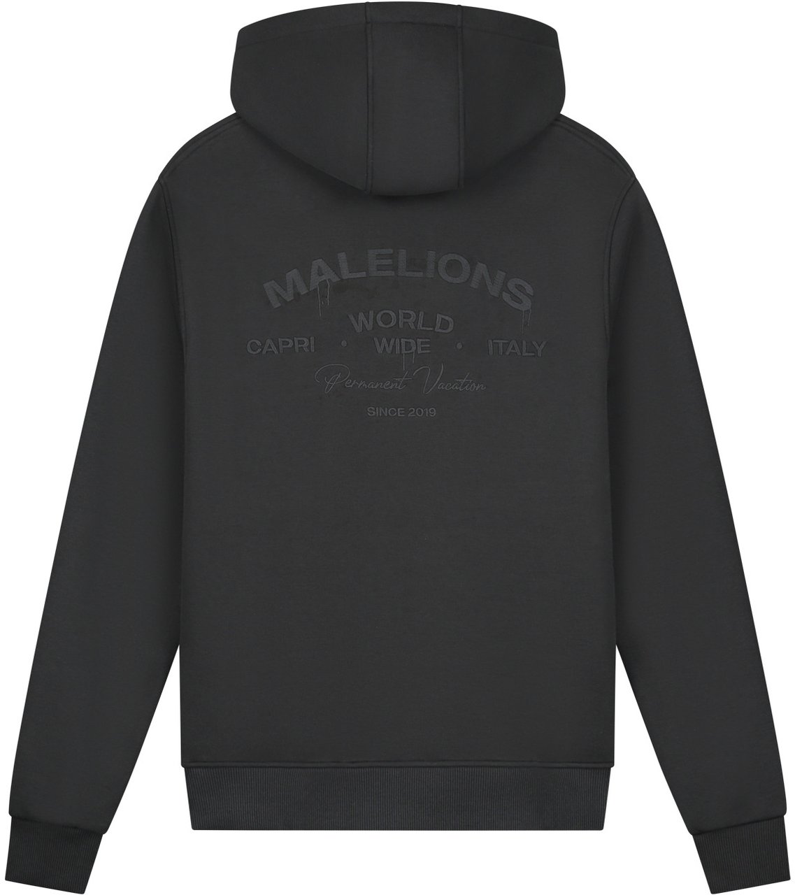 Malelions Malelions Men Permanent Vacation Hoodie Grijs