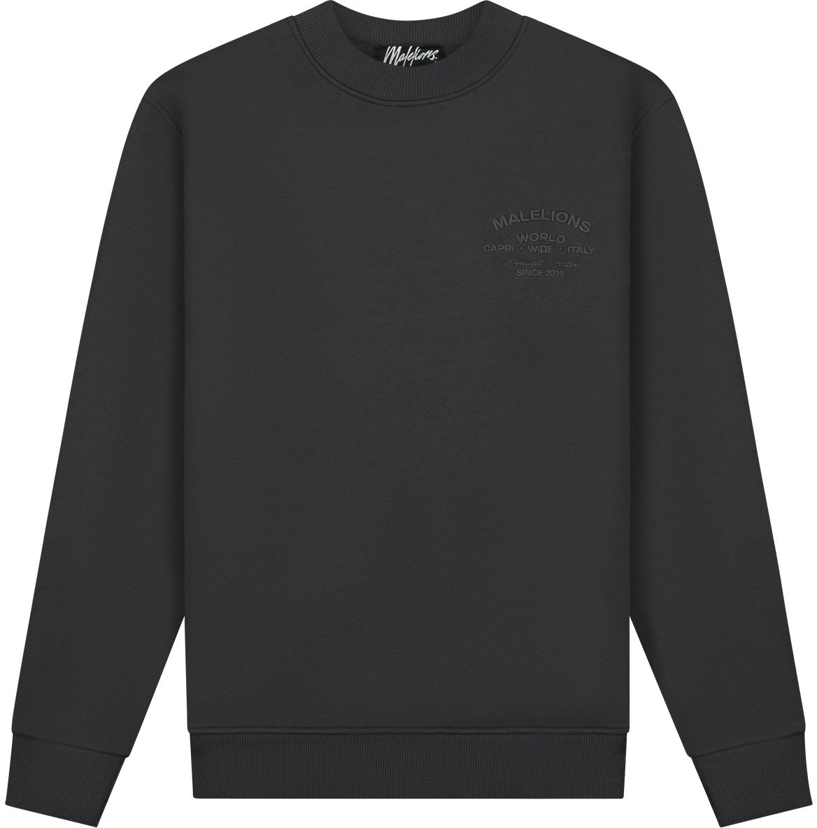 Malelions Malelions Men Permanent Vacation Sweater Grijs