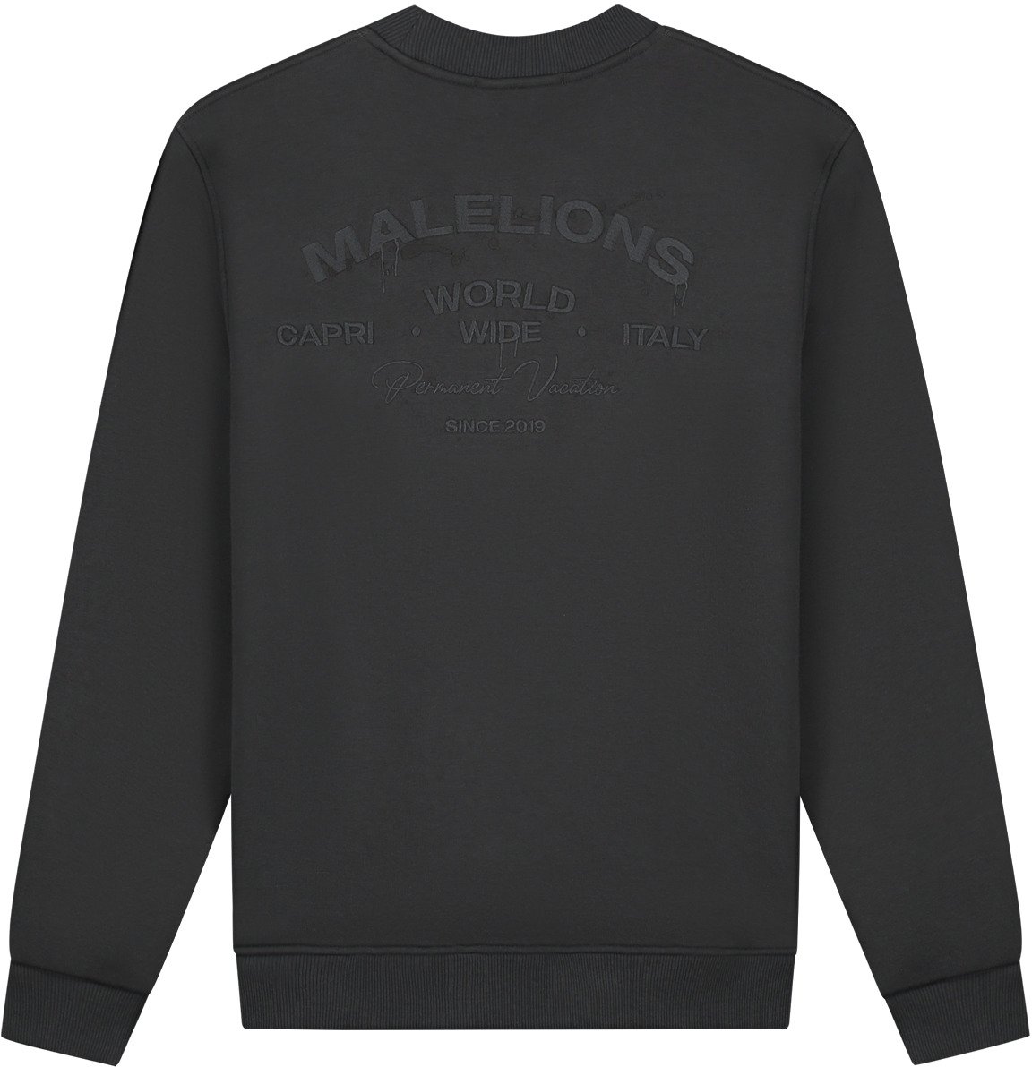Malelions Malelions Men Permanent Vacation Sweater Grijs