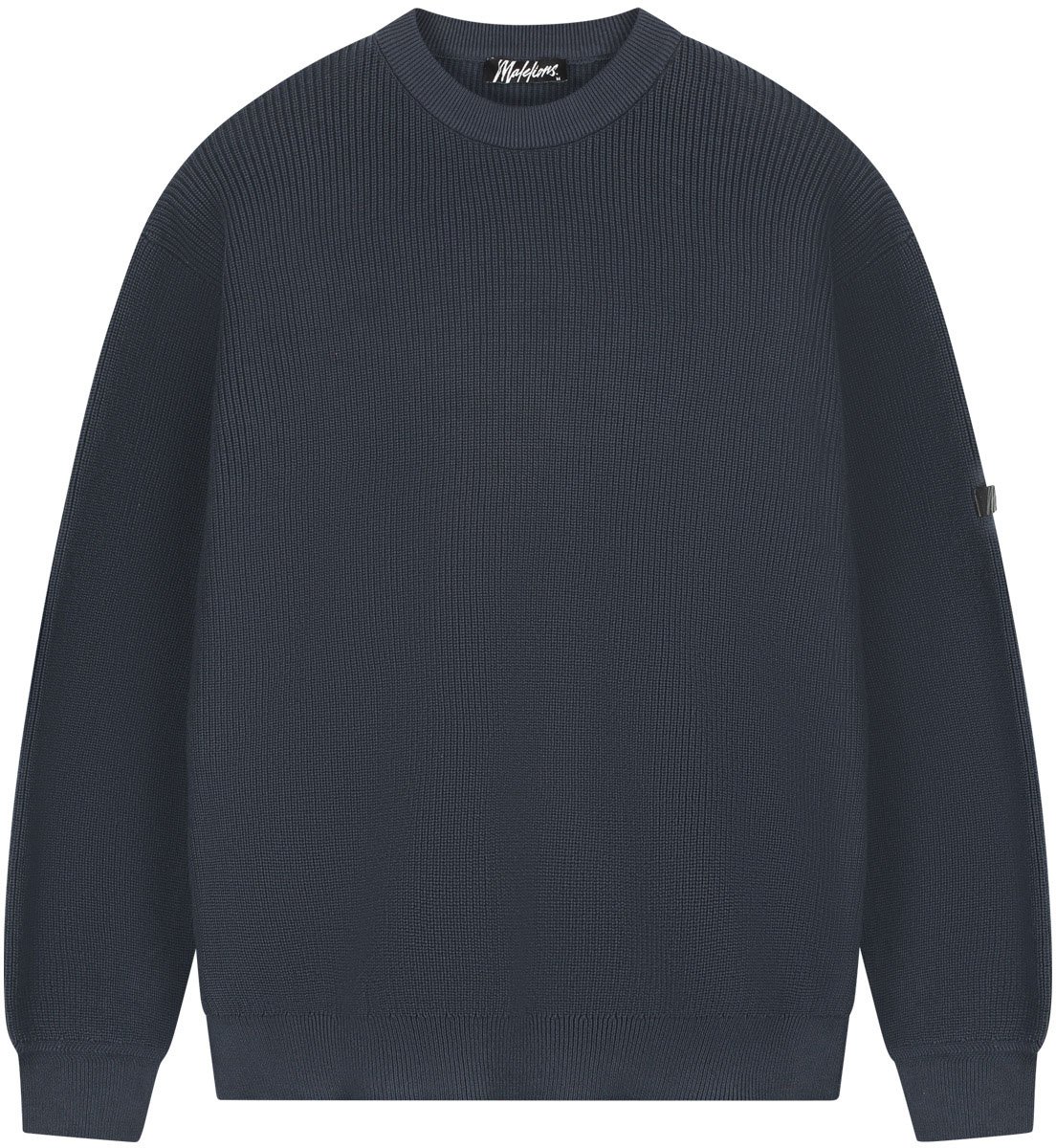 Malelions Malelions Men Heavyweight Knitted Sweater Grijs