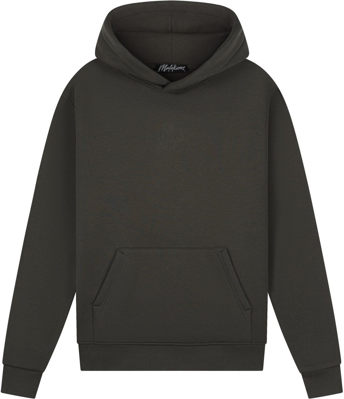 Malelions Malelions Men Striped Signature Hoodie Groen