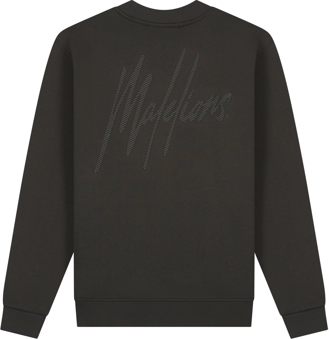 Malelions Malelions Men Striped Signature Sweater Groen