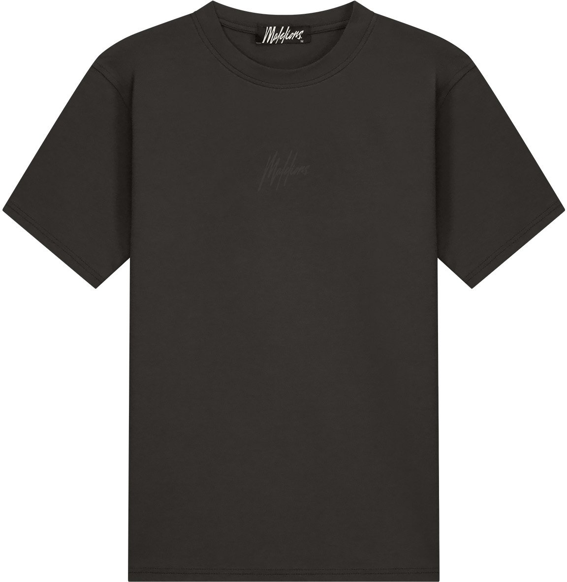 Malelions Malelions Men Striped Signature T-Shirt Groen