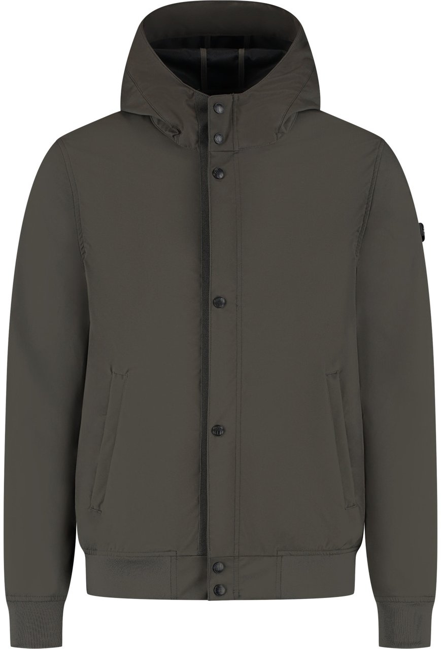 Malelions Malelions Men Placket Softshell Jacket Groen