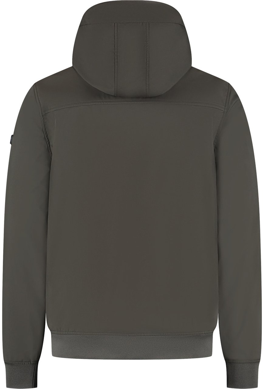 Malelions Malelions Men Placket Softshell Jacket Groen