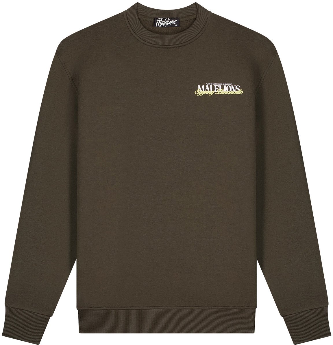 Malelions Malelions Men Sipping Limoncello Sweater Groen