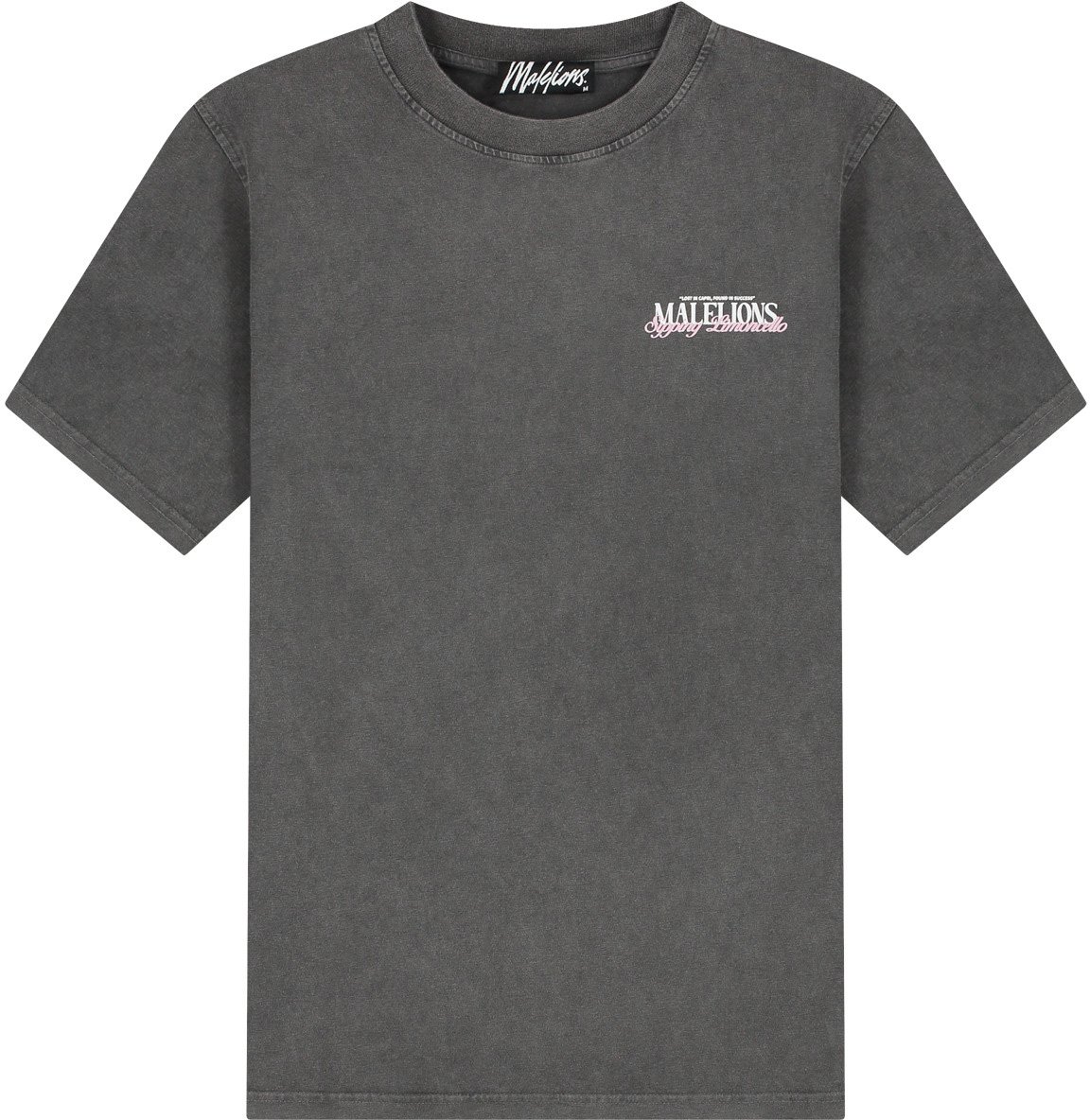 Malelions Malelions Men Sipping Limoncello T-Shirt Grijs
