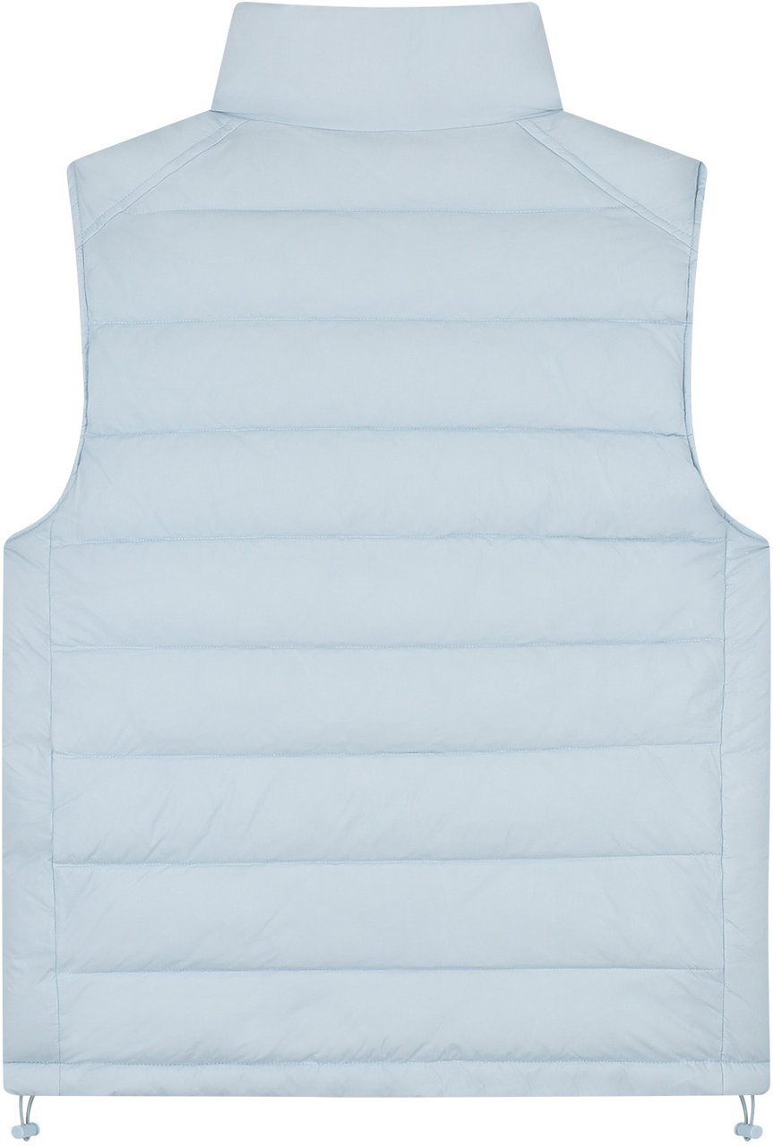 Malelions Malelions Men Placket Padded Vest Grijs