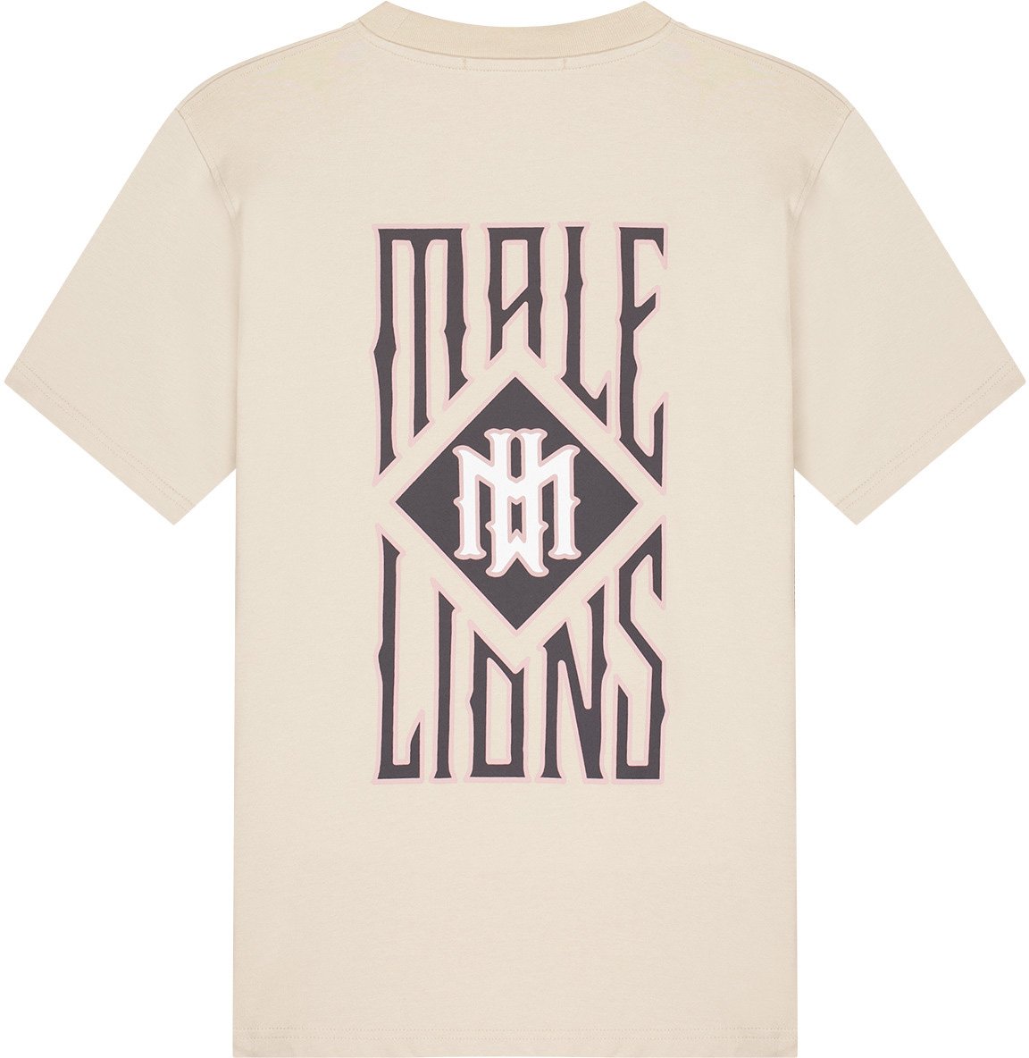 Malelions Malelions Men Gothic Tile T-Shirt Taupe