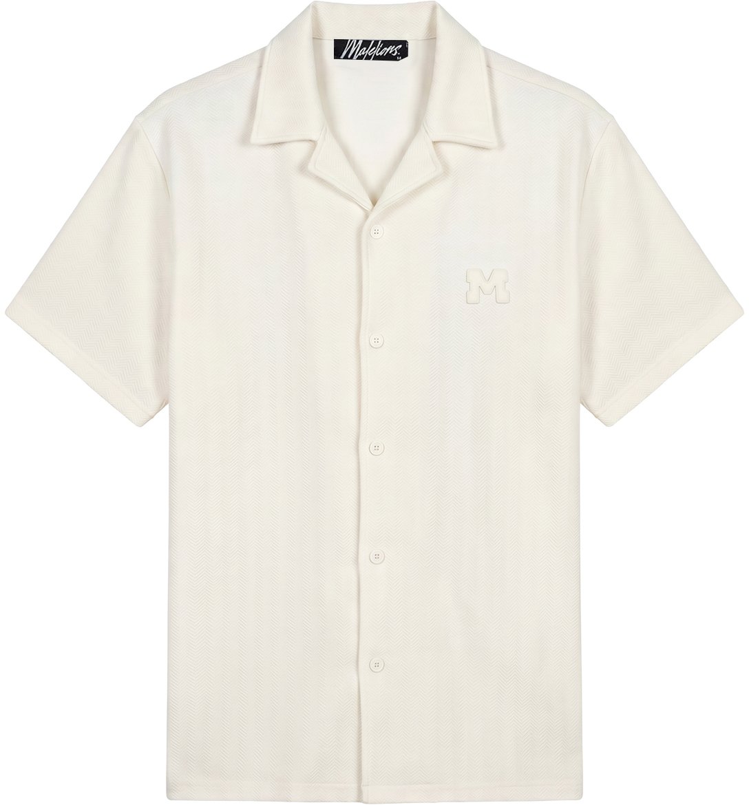Malelions Malelions Men Cloud Texture Shirt Wit