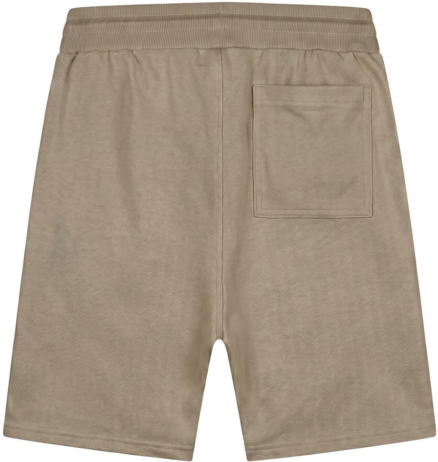 Malelions Men Cloud Texture Shorts Taupe