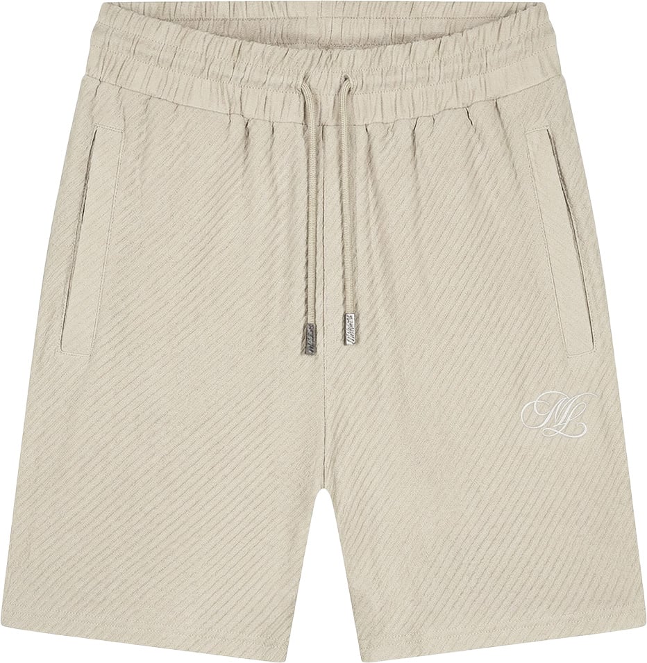 Malelions Malelions Men Diagonal Seersucker Shorts Bruin