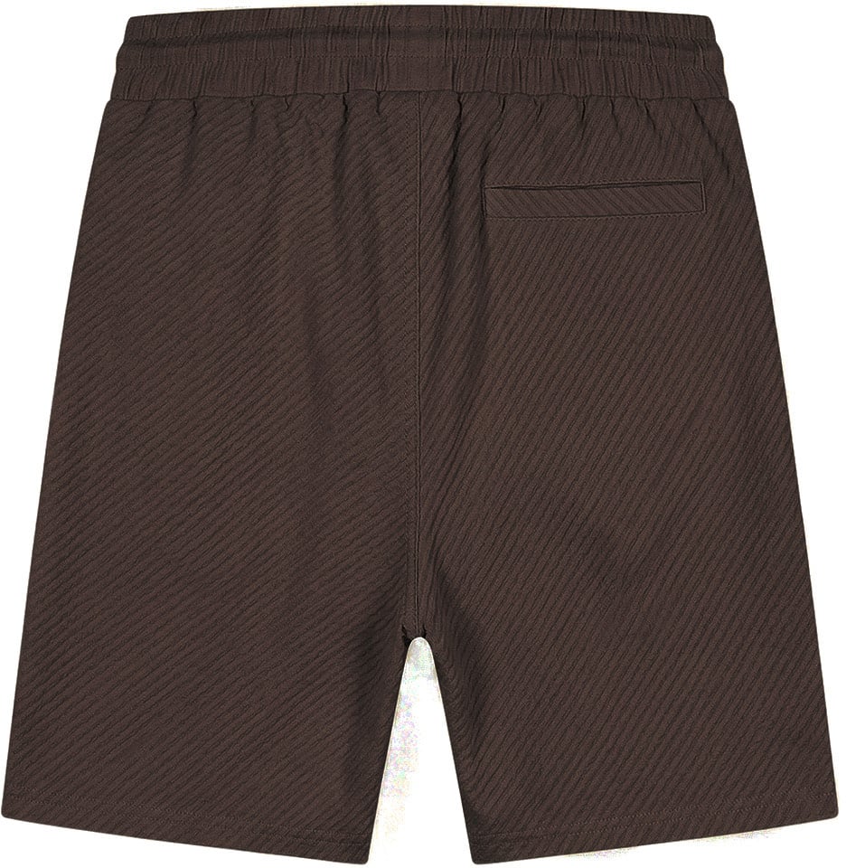 Malelions Malelions Men Diagonal Seersucker Shorts Bruin