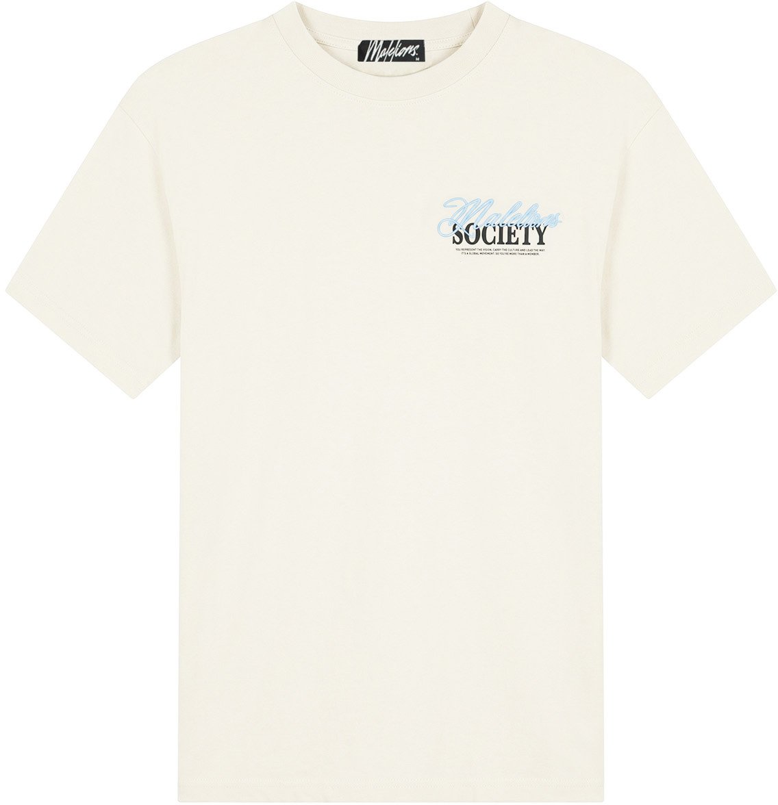 Malelions Malelions Men Society T-Shirt Wit