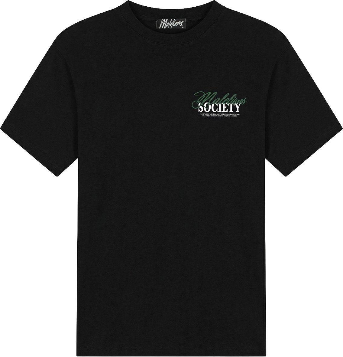 Malelions Malelions Men Society T-Shirt Zwart