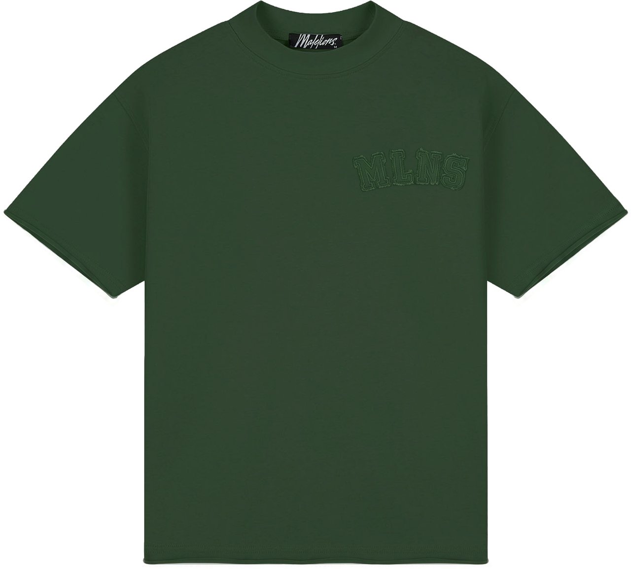 Malelions Men Heavyweight Applique T-Shirt Groen