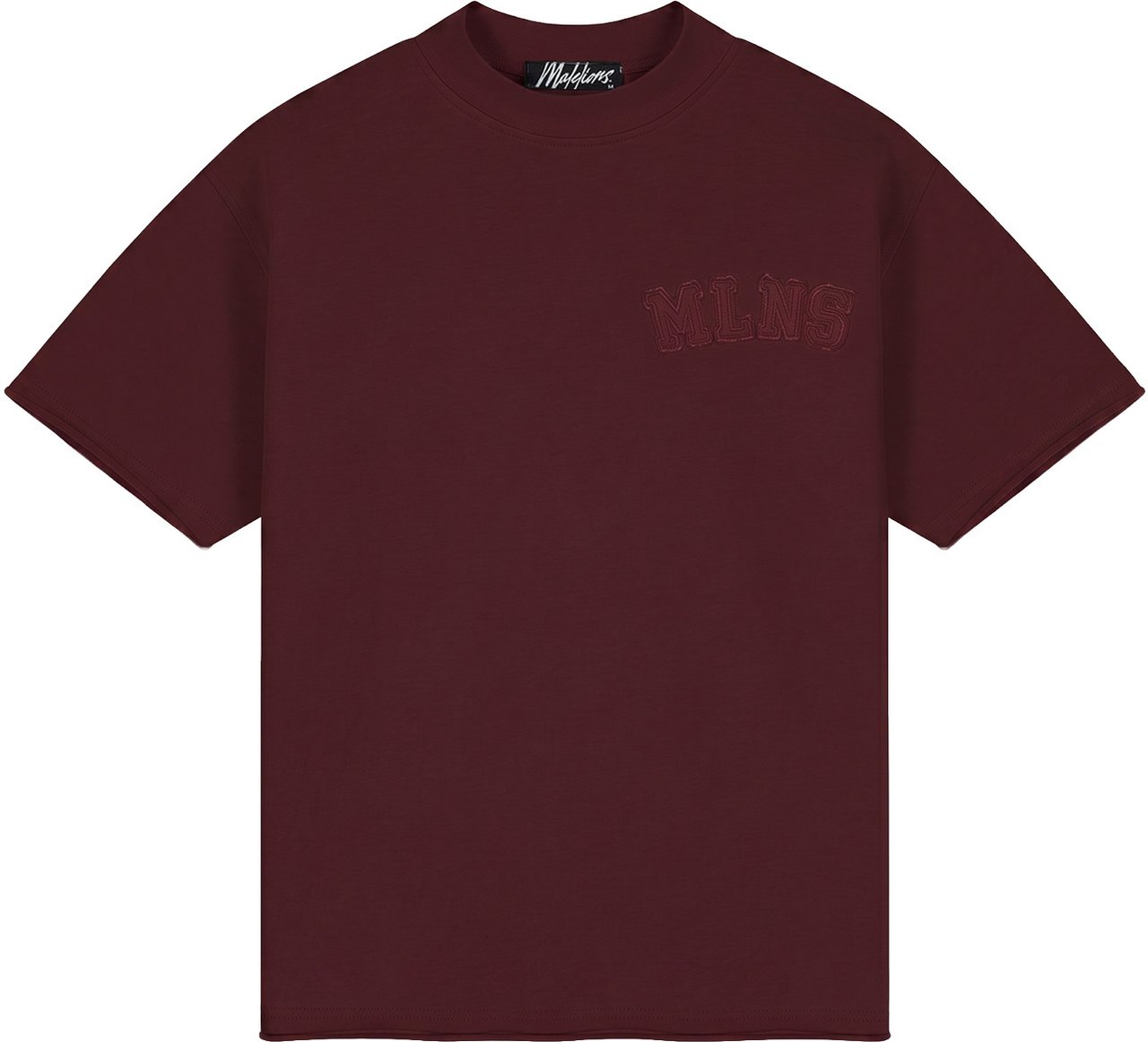 Malelions Men Heavyweight Applique T-Shirt Rood