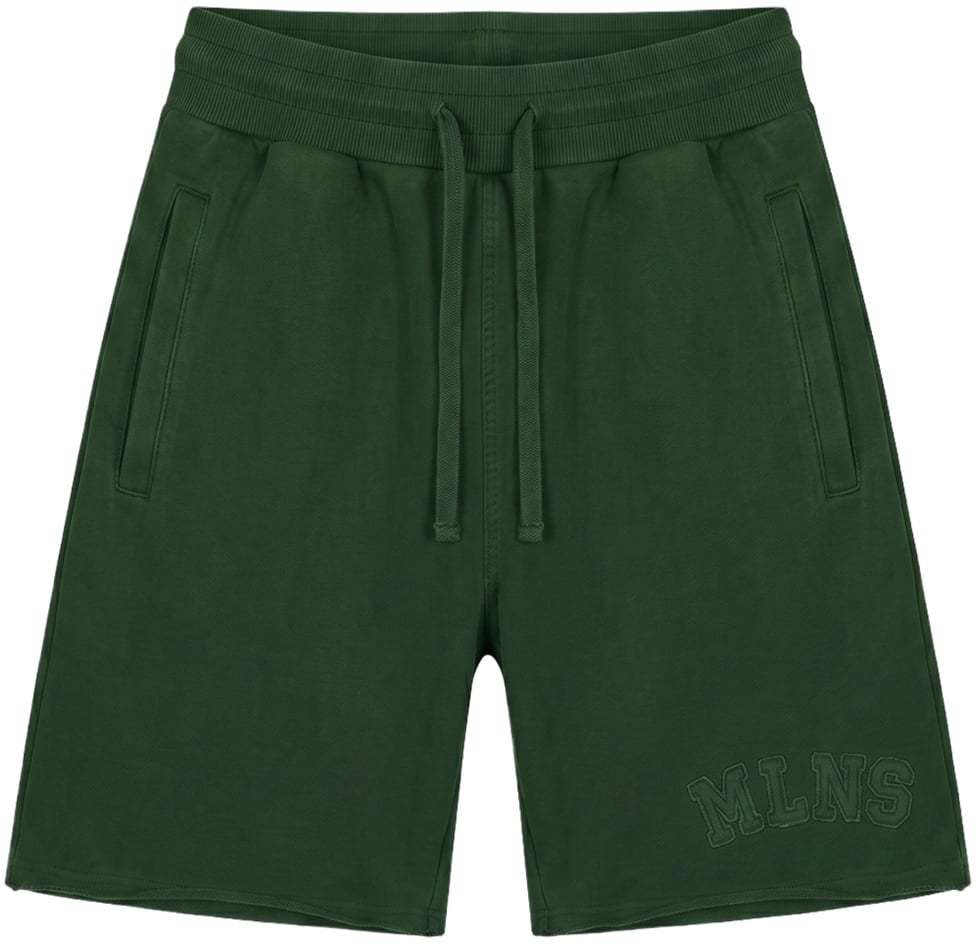 Malelions Men Heavyweight Applique Shorts Groen