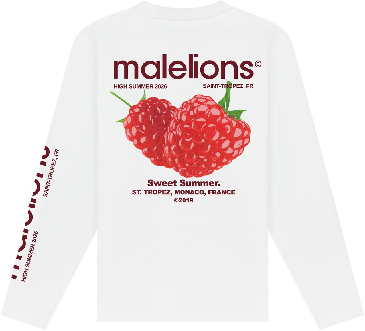 Malelions Malelions Men Sweet Summer Longsleeve T-Shirt Wit