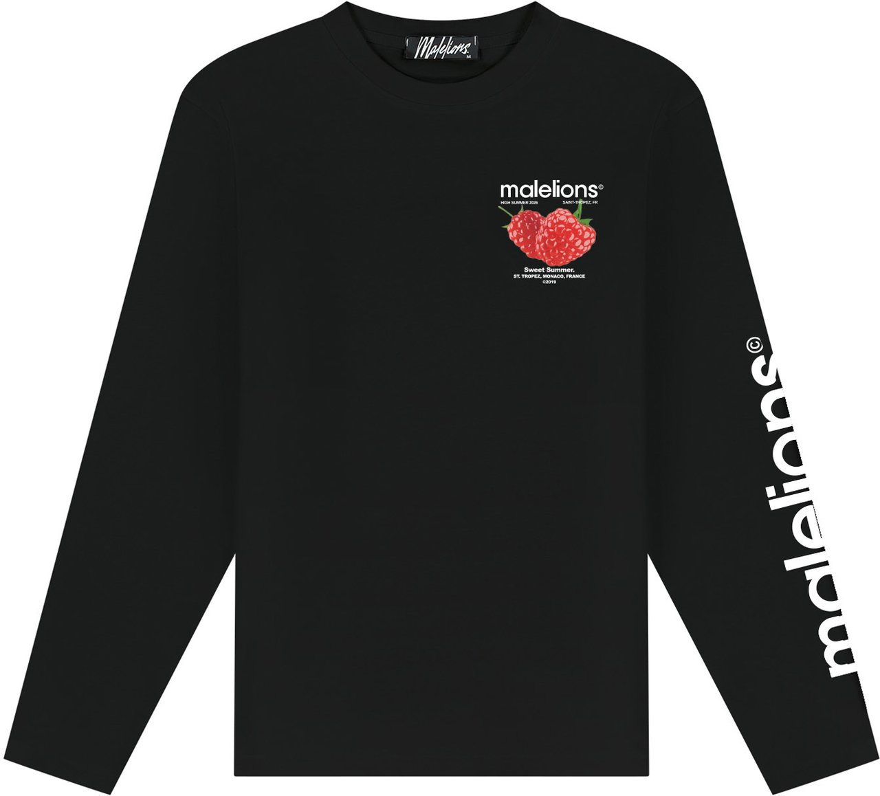 Malelions Malelions Men Sweet Summer Longsleeve T-Shirt Zwart