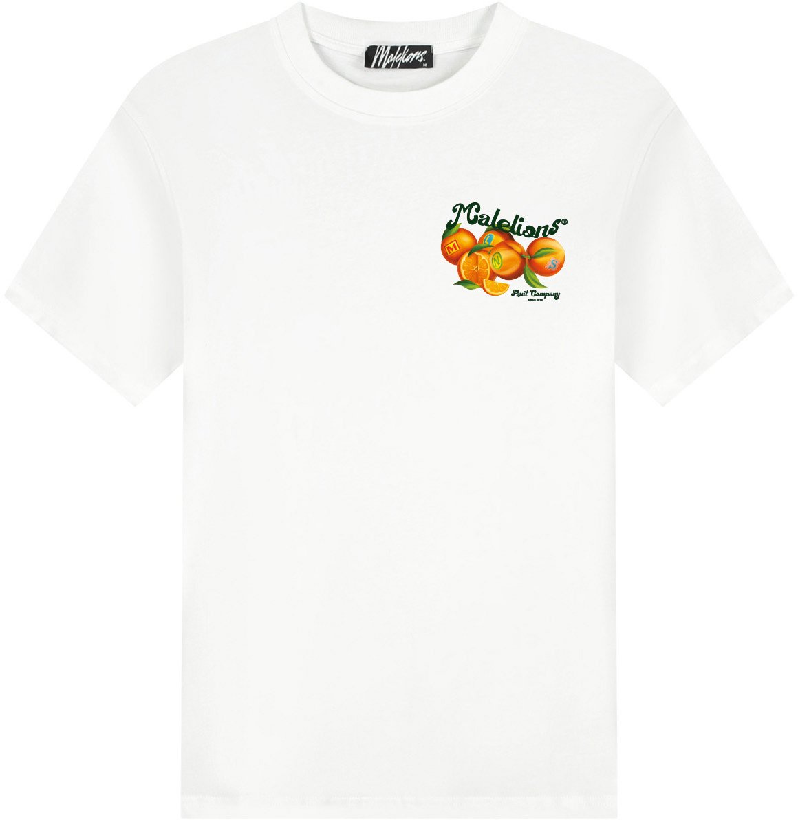 Malelions Malelions Men Fruit Company T-Shirt Wit