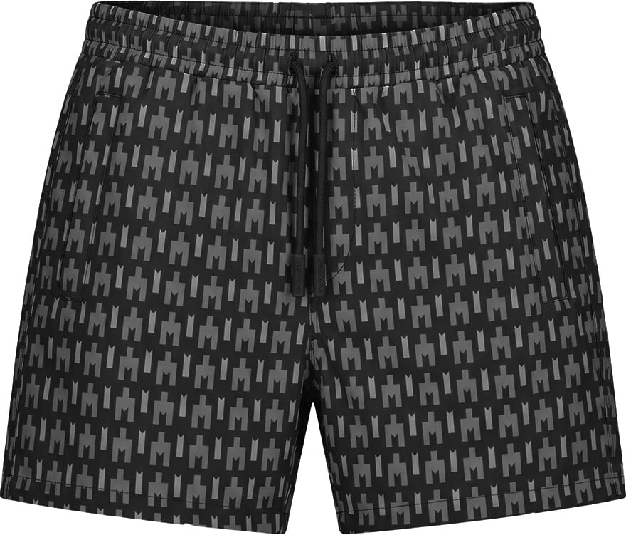 Malelions Men Voyage Swim Shorts Zwart