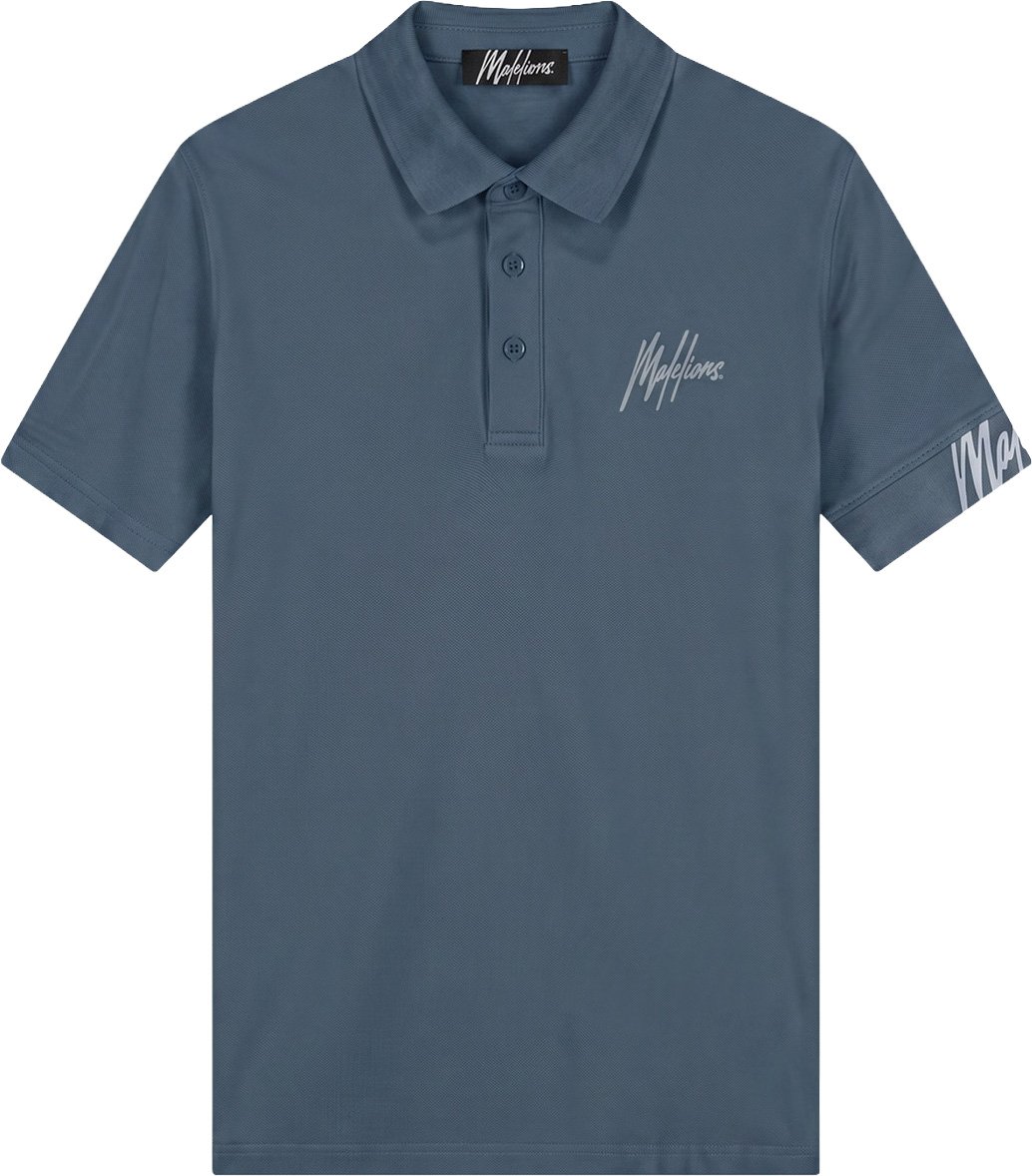 Malelions Men Captain Polo Blauw