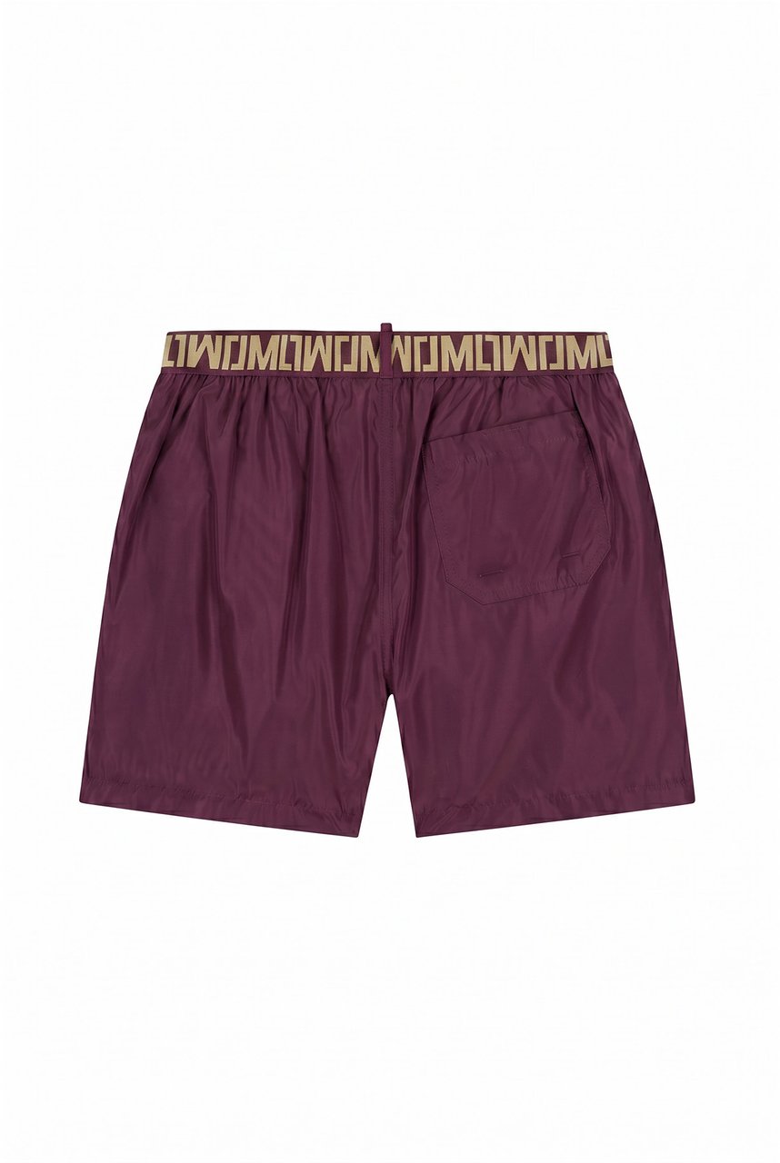 Malelions Men Venetian Swim Shorts Rood