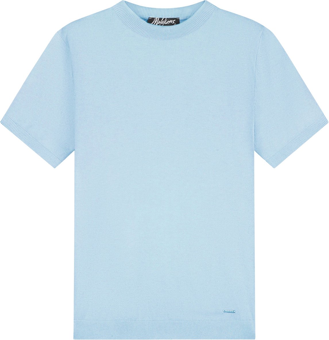 Malelions Malelions Men Knitted T-Shirt Blauw