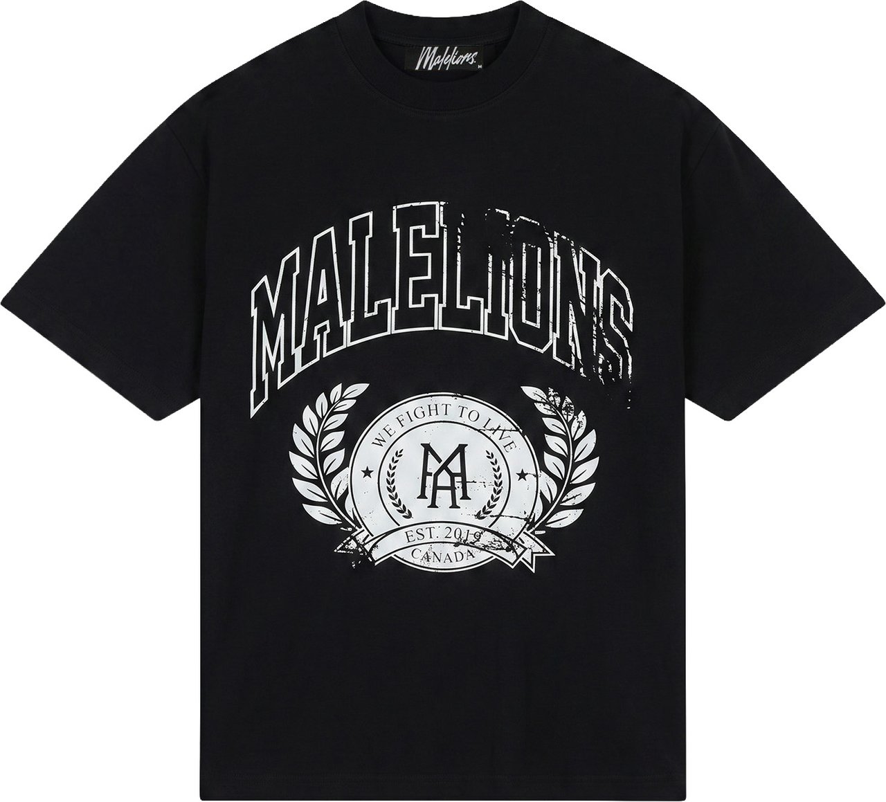 Malelions Men Community T-Shirt Zwart