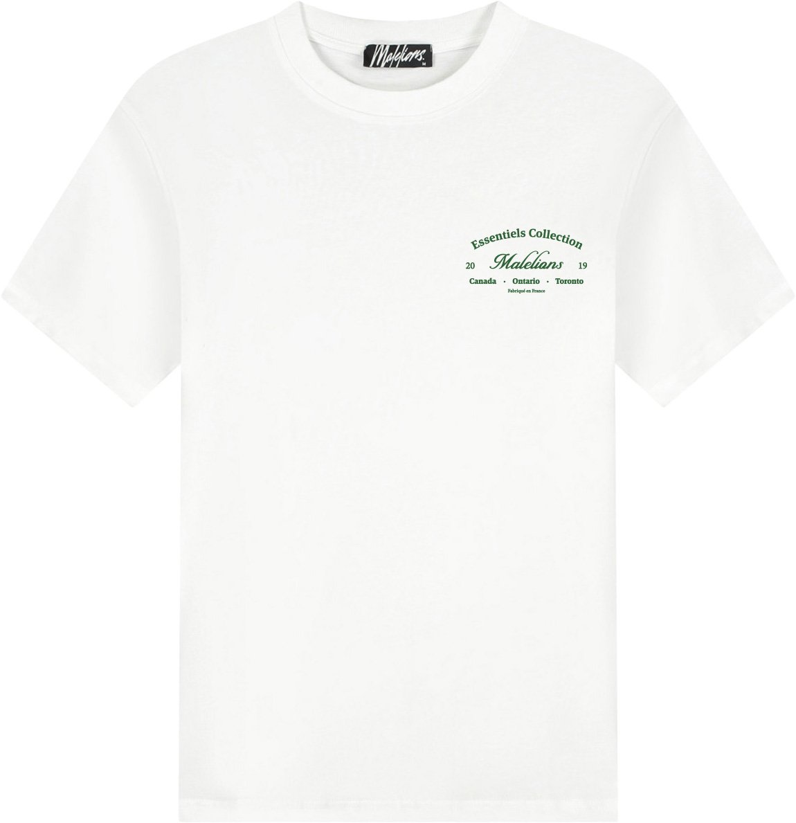 Malelions Men Marina T-Shirt Wit