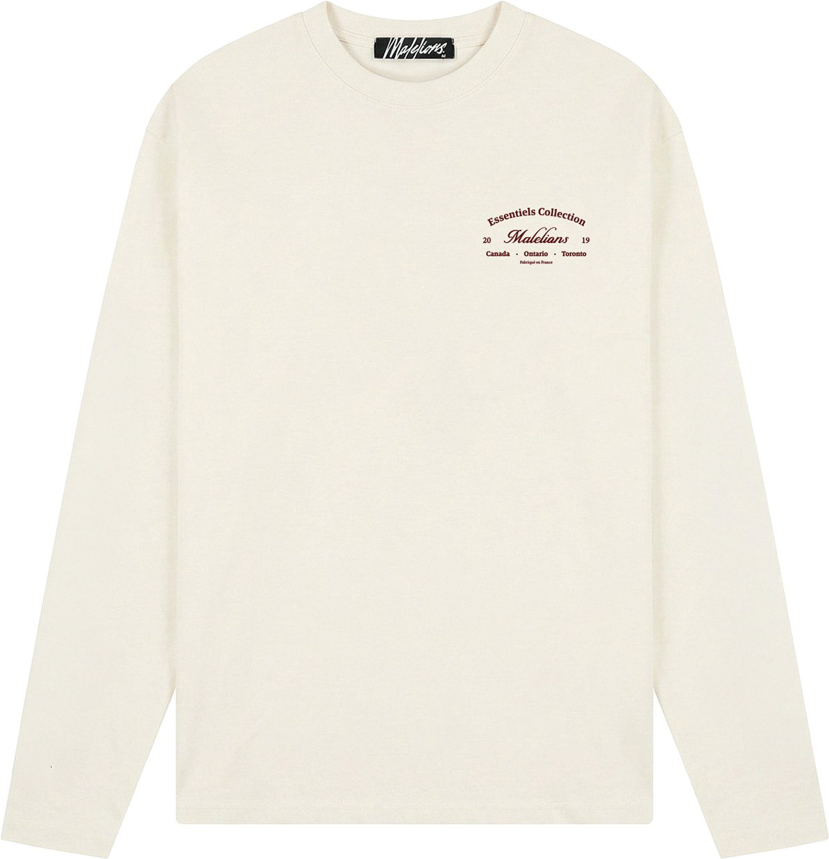 Malelions Men Marina Longsleeve T-Shirt Wit