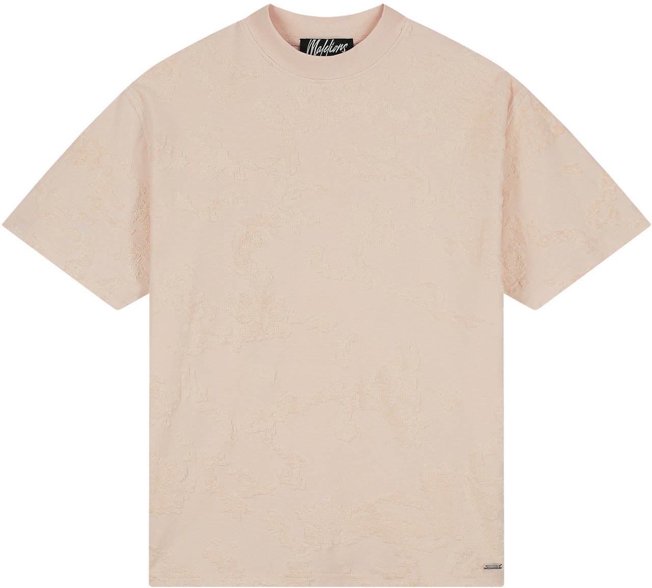 Malelions Malelions Men Jacquard T-Shirt Roze