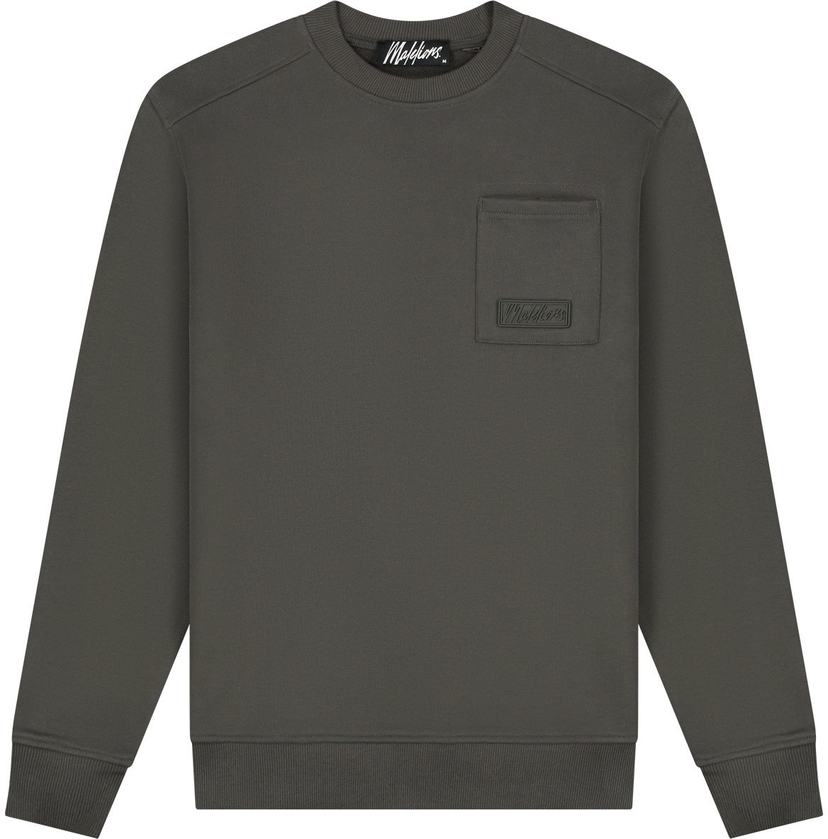 Malelions Malelions Men Pocket Sweater Groen